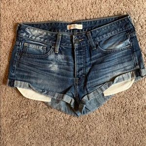 Denim shorts